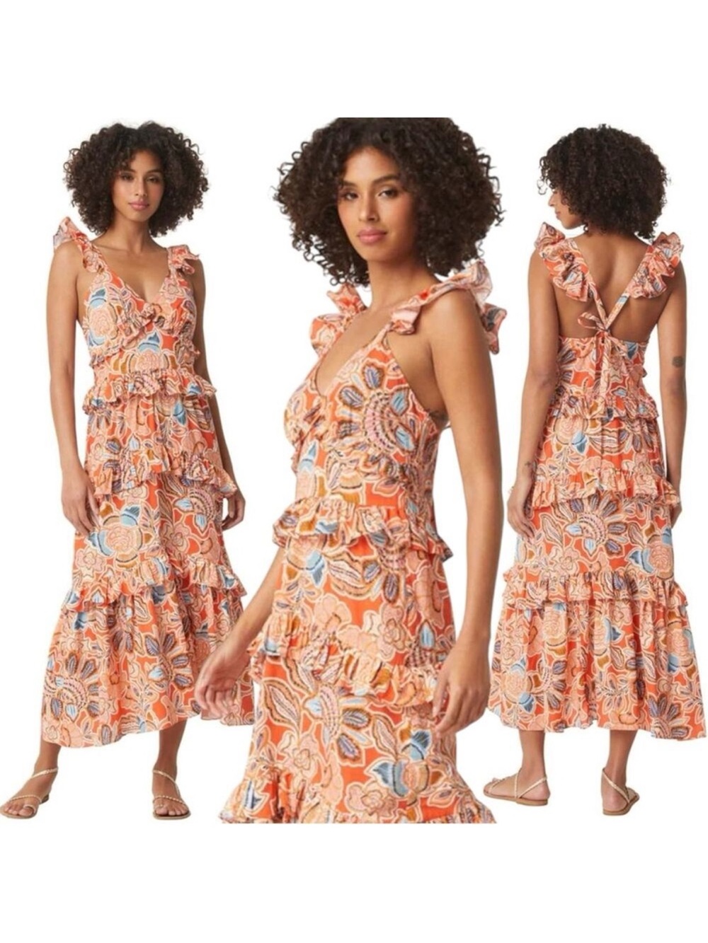 Misa Morrison Maxi Dress Size M NWT